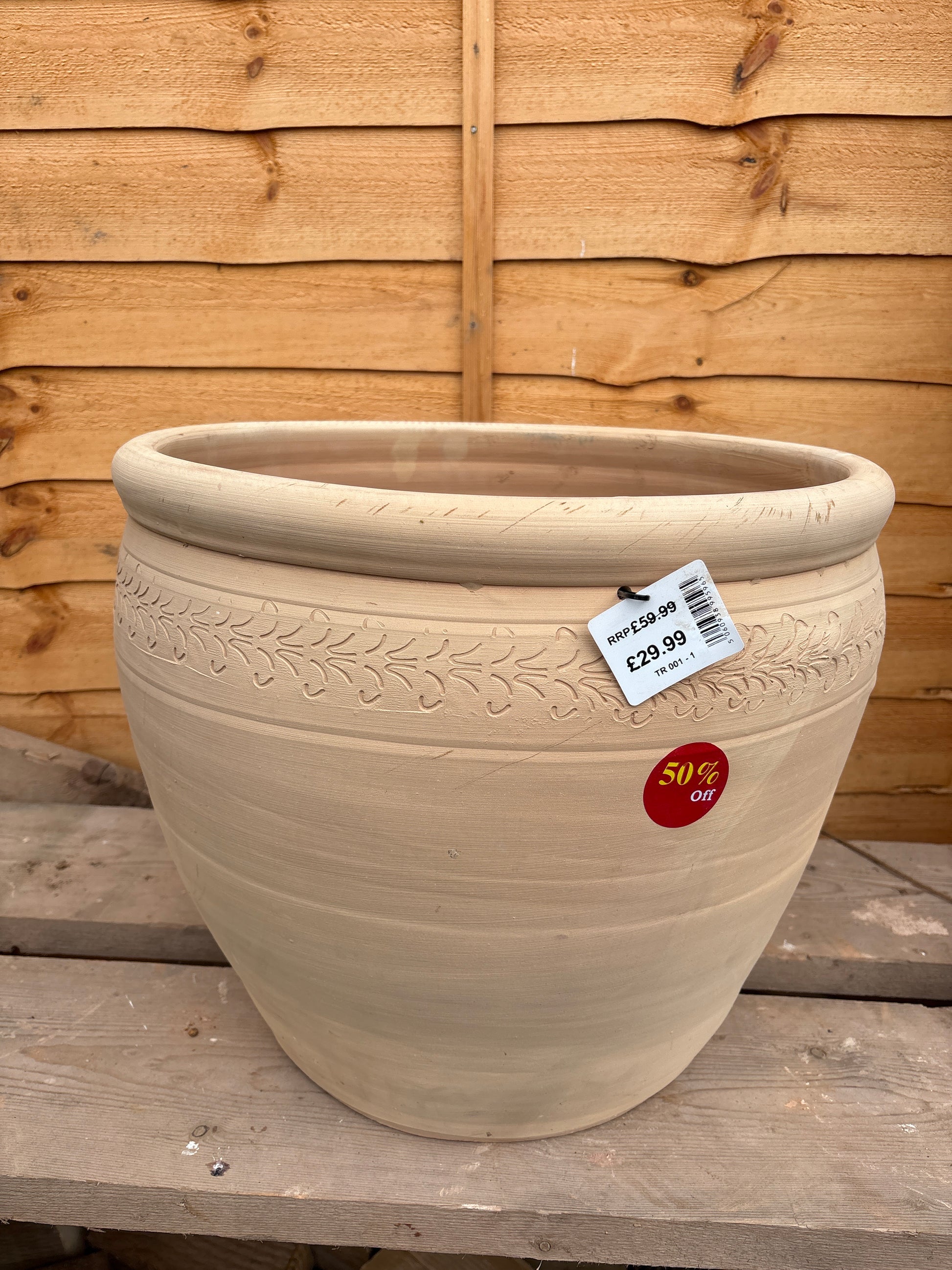 Large terracotta pot